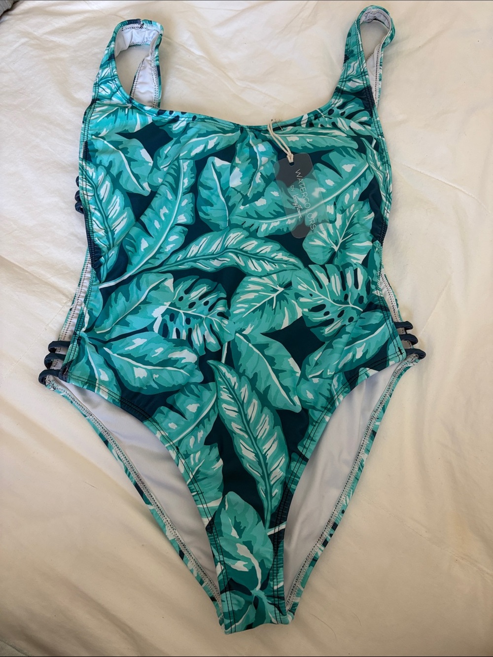 Kenny Flowers Tropical Leaf One-Piece Swimsuit - Teal
